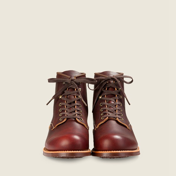 Heritage Støvler Herre - Red Wing Blacksmith - 6-Inch Oil-Slick Læder - Mørkebrune - BDKWPV-589